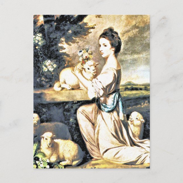 Dam Mary Leslie Vykort (Framsida)