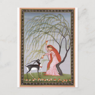 DAM MATANDE ANTELOPE ANCIENT INDIA ART VYKORT
