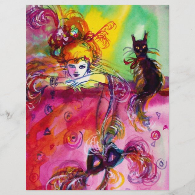 DAM MED BLACK CAT REKLAMBLAD (Framsidan)