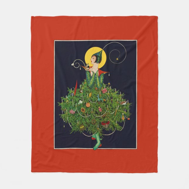 DAM MED CHRISTMAS GIFTS ART DECO BEAUTY MODE FLEECEFILT (Framsidan)