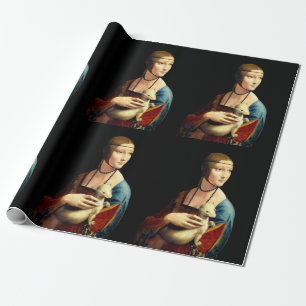 Dam med en Ermine av Leonardo Da Vinci Presentpapper