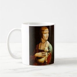 Dam med en Ermine, Leonardo Da Vinci Kaffemugg