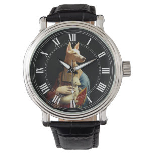 Dam med en Ermine, Luna-version Armbandsur
