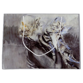 Dam med en grå katt (av Giovanni Boldini)