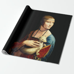 Dam med en hermelin av Leonardo Da Vinci Presentpapper