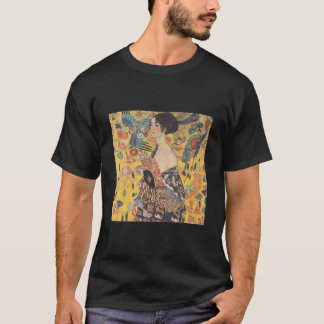 Dam med Fläkt av Gustav Klimt T Shirt