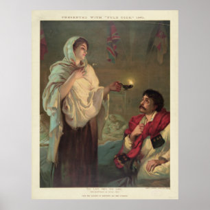 Dam med lampan (Florence Nightingale) Poster