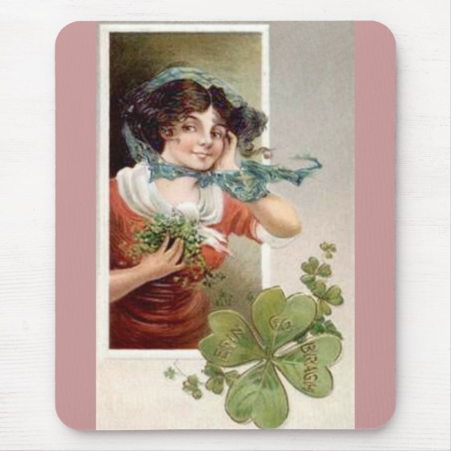 Dam med Shamrocks Musmatta (Framsidan)