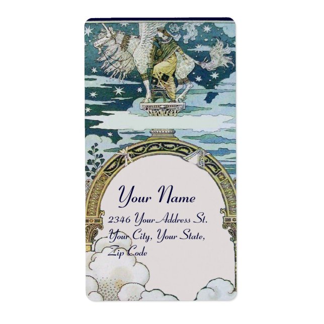 DAM MED UNICORN FRAKTSEDEL (Framsidan)