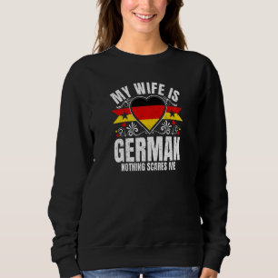 Dam Min fru är tysk stolthetsflagga arv rötter T Shirt