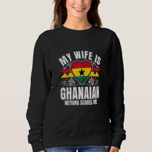 Dam Min Hustru Är Ghanansk Stolthet Flagga Kultura T Shirt