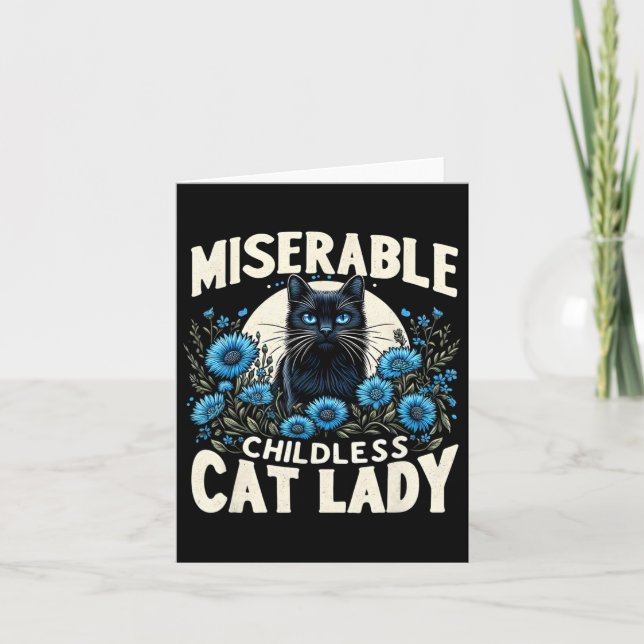 Dam Miserable Child Cat Dam USA Vald Da Kort (Framsida)