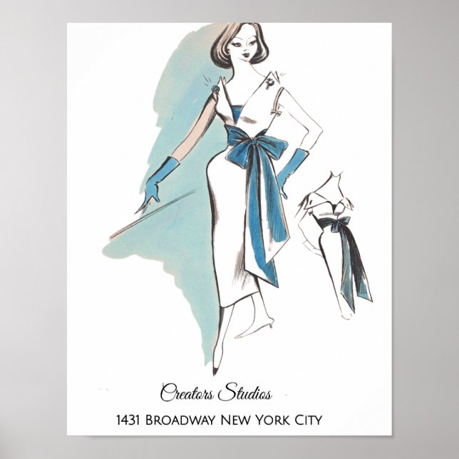 Dam Mode i mitten av 1960-talet Poster (Framsidan)