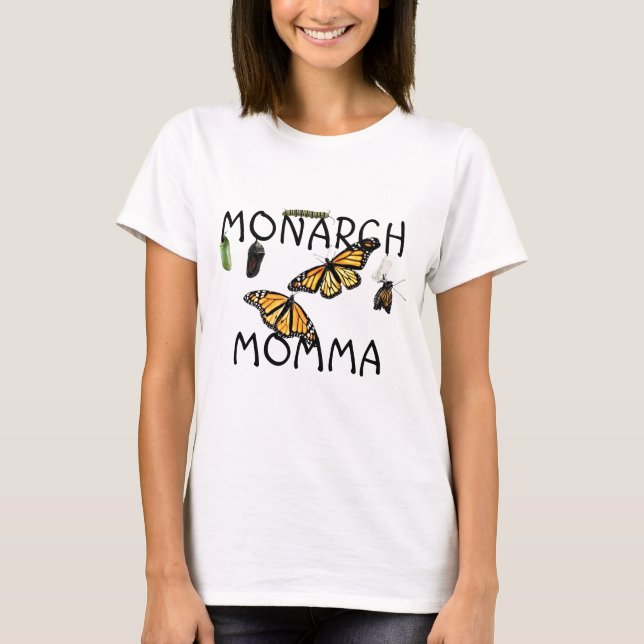 Dam: Monarch Life Cycle. T Shirt (Framsida)