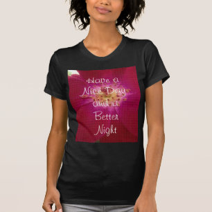 Dam Mörk Basic T-Shirt-mall - Anpassad T Shirt