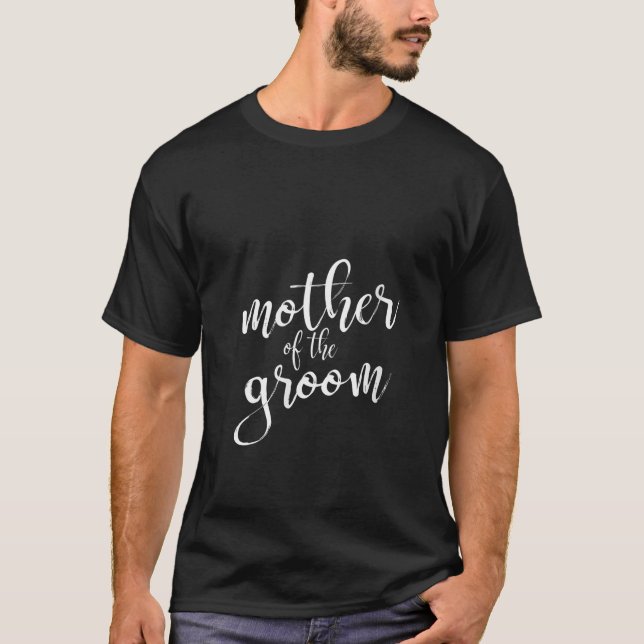 Dam Mors till Brudgummen Matchande Bröllopsdusch  T Shirt (Framsida)