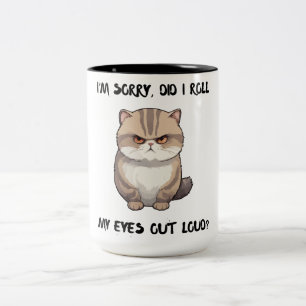 Dam mugg, jag är ledsen.. Rullade jag? Två-Tonad Mugg