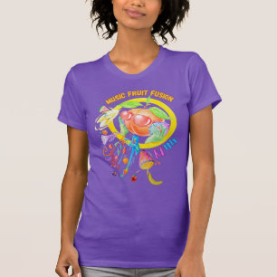Dam-musik Fruktfusion Designad T-shirt