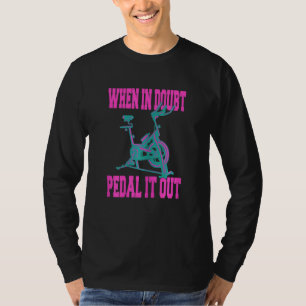 Dam När man är osäker, Trampa Ut Fitness Gymco Sp T Shirt