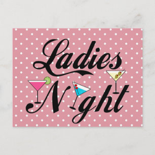 Dam Natt Vykort