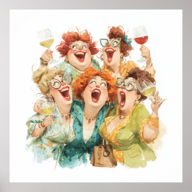 Dam’ Nattskratt Poster (Framsidan)