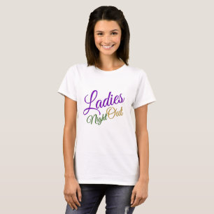 Dam Nattutväg grundläggande trippeltransport Tee Shirt