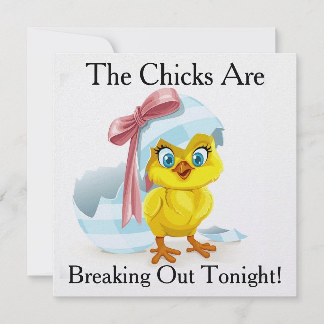 Dam Night Humor/Bachelorette Party - SRF Inbjudningar (Framsida)