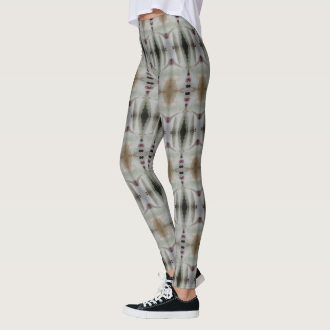 Dam- och diamantbalkar leggings (Vänster)