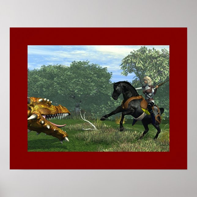 Dam och Dragon Poster (Framsidan)