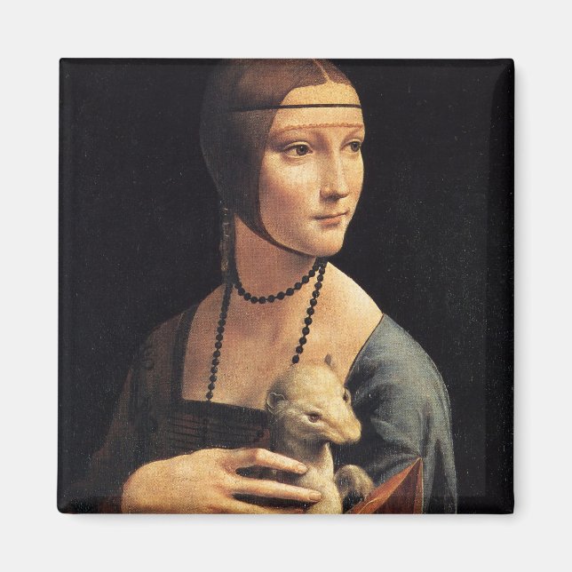 Dam och Ermine Magnet (Framsidan)