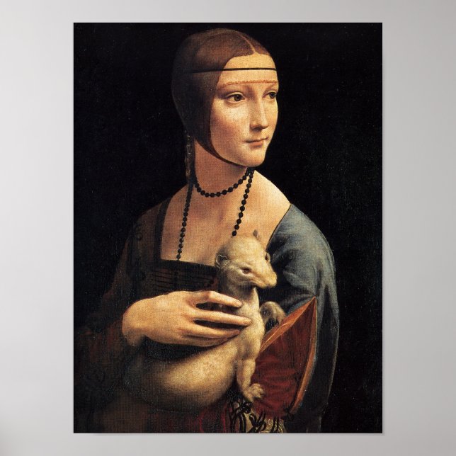 Dam och Ermine Poster (Framsidan)