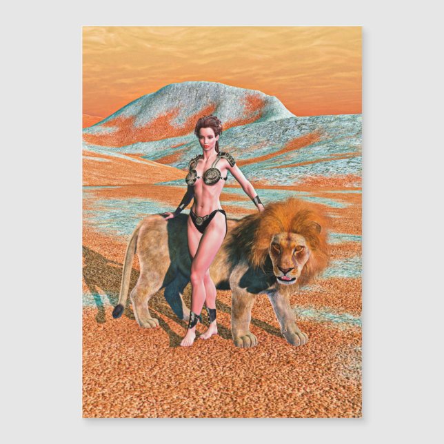 Dam och Lejona (Framsida)