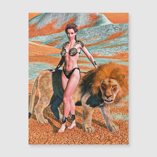 Dam och Lejona (Framsida)