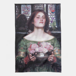 Dam och Ro, John William Waterhouse Kökshandduk