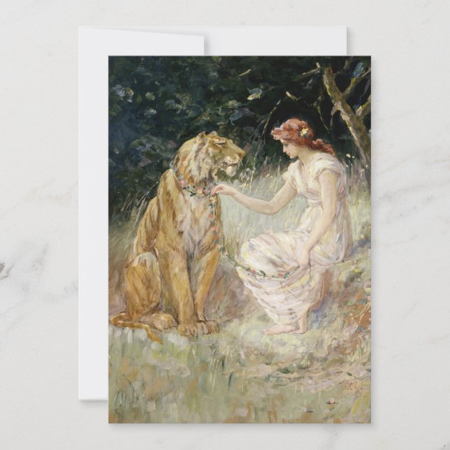 Dam och tigern | Frederick Stuart Church (Framsida)