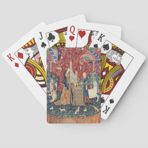 Dam och Unicorn Casinokort