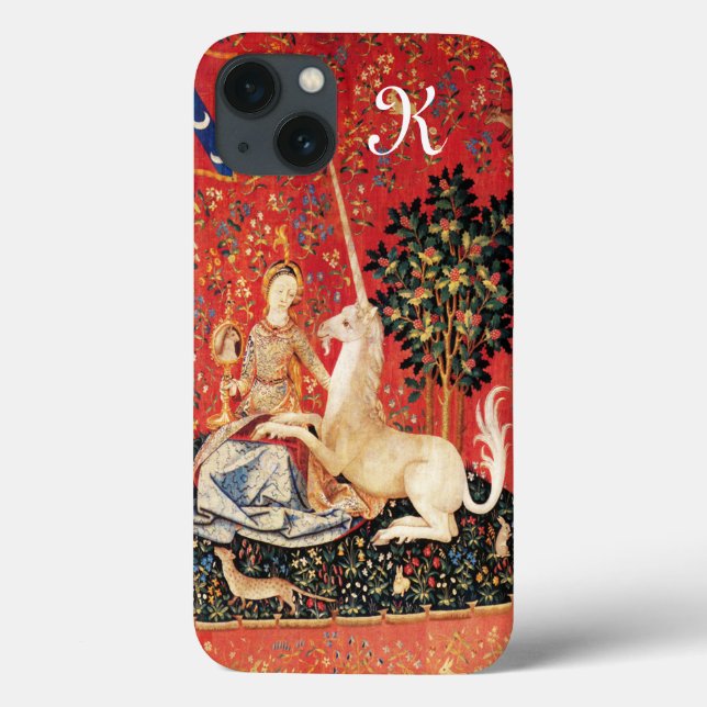 DAM OCH UNICORN Fantasy Flowers,Animals Monogram (Baksida)