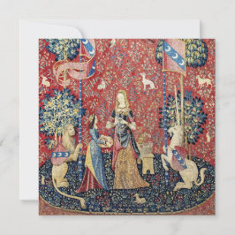 Dam och Unicorn Inbjudningar