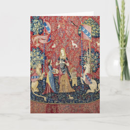 Dam och Unicorn Kort