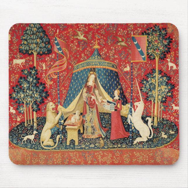 DAM OCH UNICORN Lejon,Fantasy Flowers,Animals Musmatta (Framsidan)