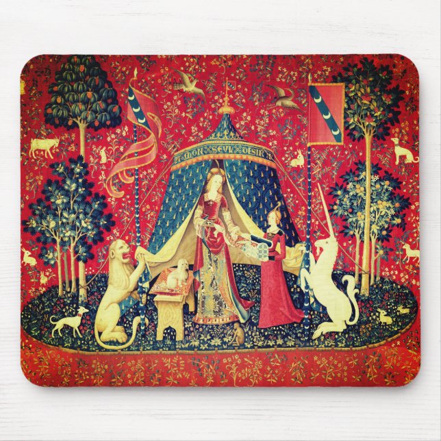 DAM OCH UNICORN Lejon,Fantasy Flowers,Animals Musmatta (Framsidan)