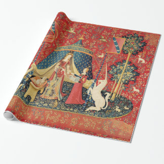 DAM OCH UNICORN Lejon,Fantasy Flowers,Animals Presentpapper
