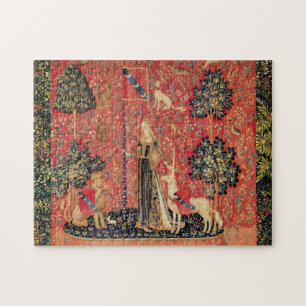 DAM OCH UNICORN Lejon,Fantasy Flowers,Animals Pussel