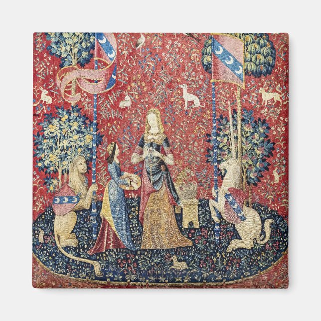 Dam och Unicorn Magnet (Framsidan)