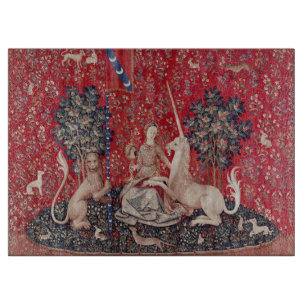 Dam och Unicorn Medieval Tapestry Sight