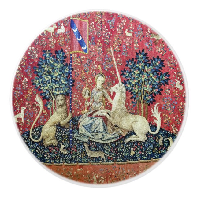 Dam och Unicorn, Sight Knopp (Framsidan)