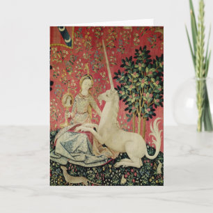 Dam och Unicorn: "Sight" Kort
