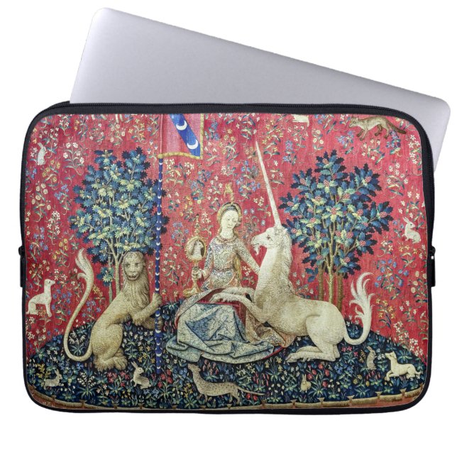 Dam och Unicorn, Sight Laptop Fodral (Framsidan)