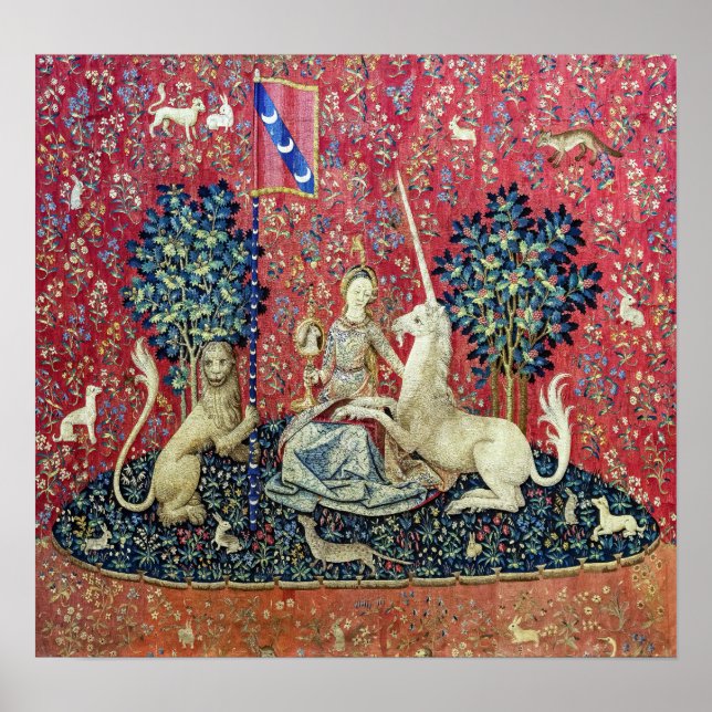 Dam och Unicorn, Sight Poster (Framsidan)
