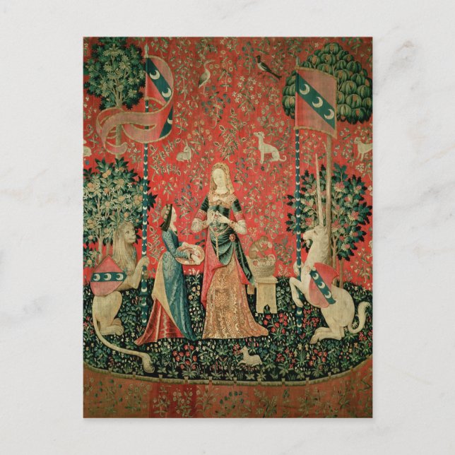 Dam och Unicorn: Smell Vykort (Framsida)